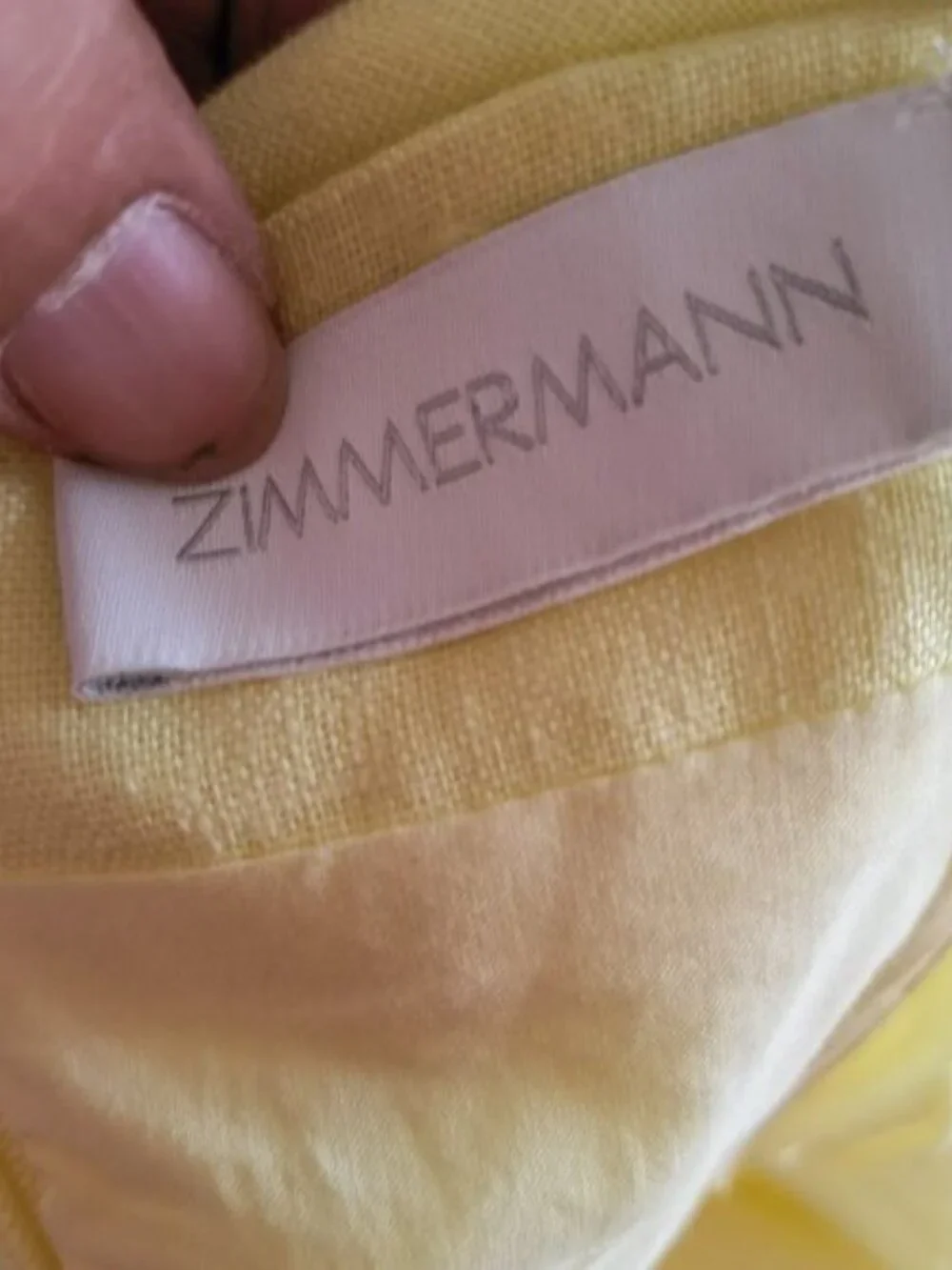 ZIMMERMANN Strapless floral-appliquéd linen mini dress - Picture 11 of 11